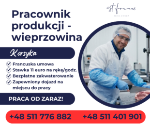Ogłoszenia Rzeszów - PRACOWNIK PRODUKCJI