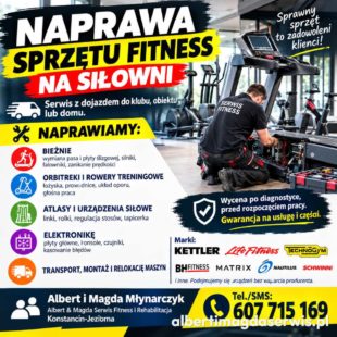 Ogłoszenia Rzeszów - Naprawa sprzetu fitness na silowni 2